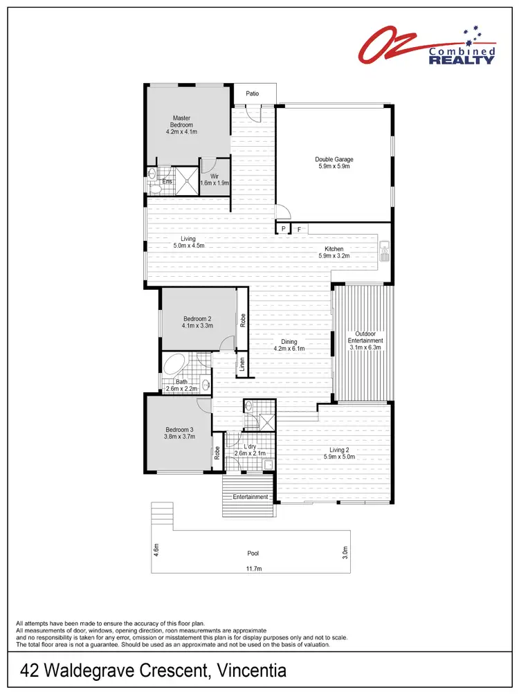 Floorplan of Homely house listing, 42B Waldergrave Crescent, Vincentia NSW 2540