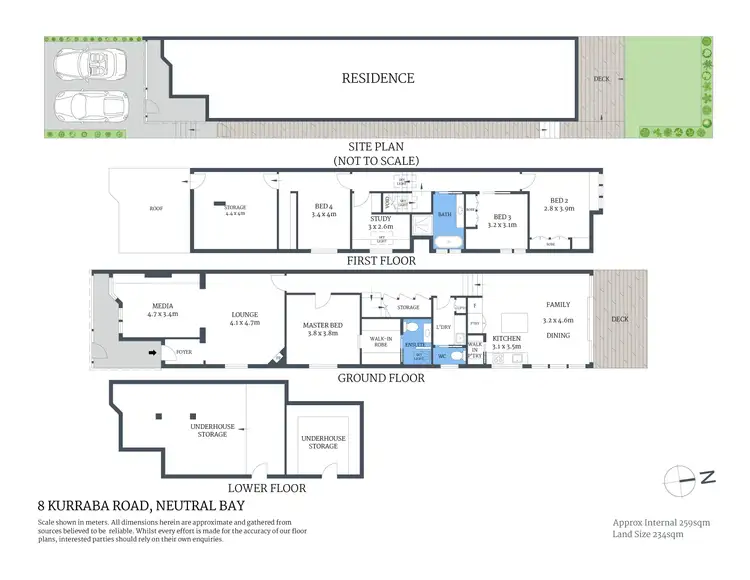 Floorplan of Homely house listing, 8 Kurraba Road, Neutral Bay NSW 2089