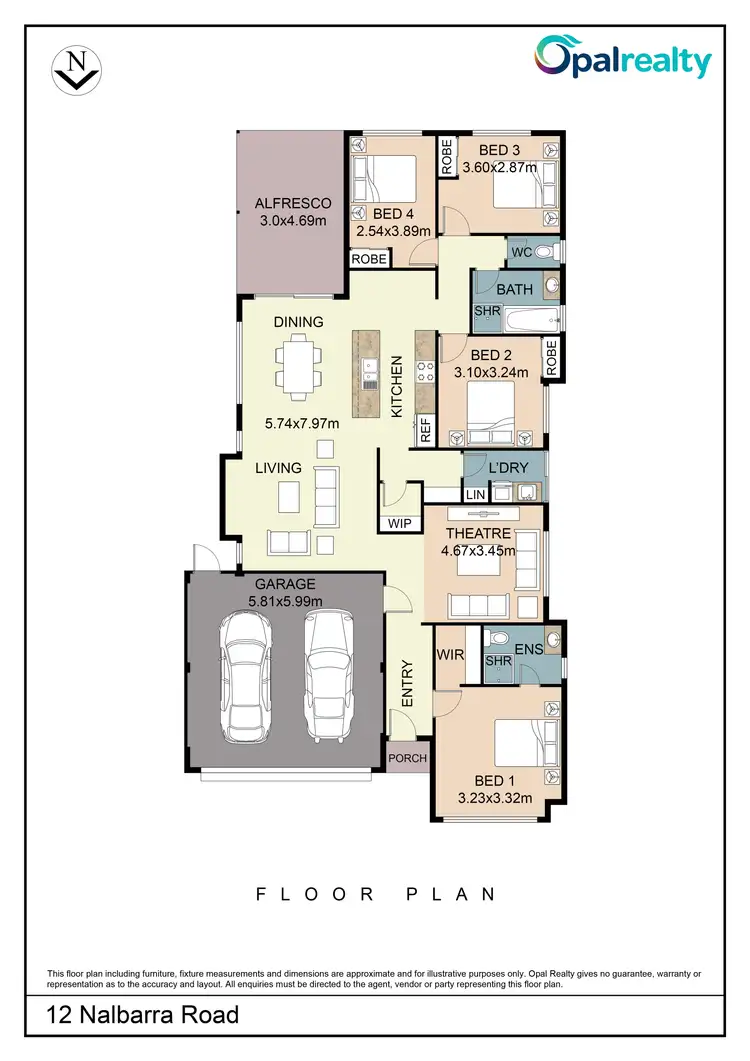 Floorplan of Homely house listing, 12 Nalbarra Road, Golden Bay WA 6174