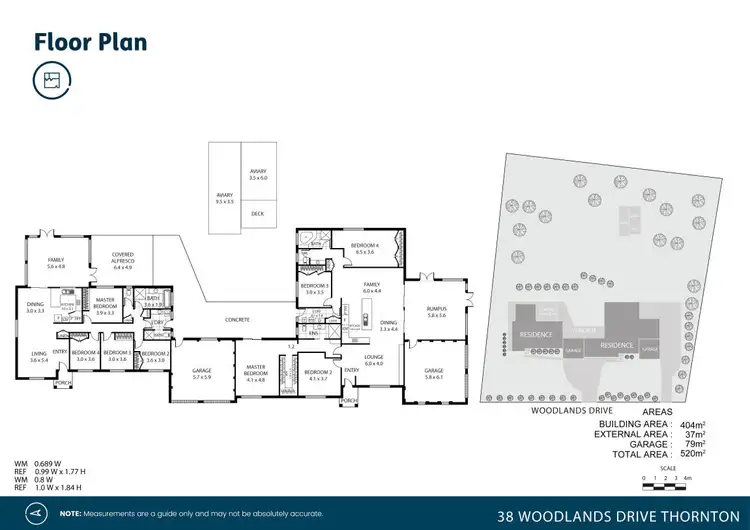 Floorplan of Homely house listing, 38 Woodlands Drive, Thornton NSW 2322