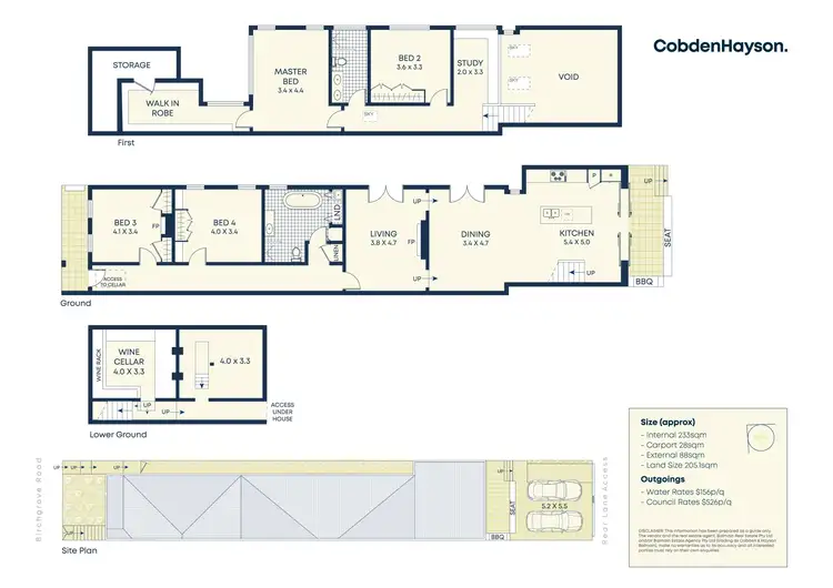 Floorplan of Homely house listing, 63 Birchgrove Road, Balmain NSW 2041