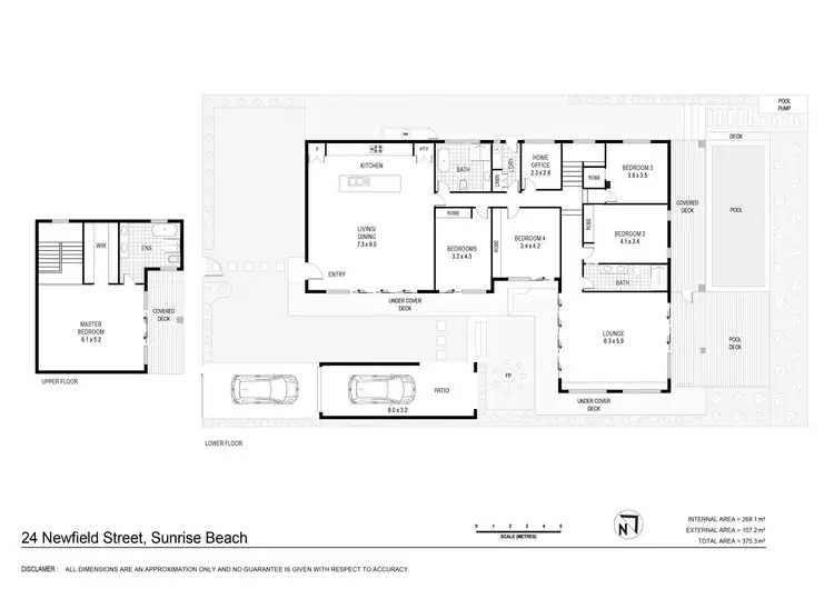 Floorplan of Homely house listing, 24 Newfield Street, Sunrise Beach QLD 4567