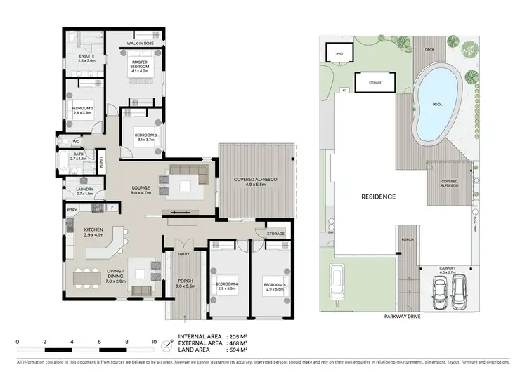 Floorplan of Homely house listing, 60 Parkway Drive, Mooloolaba QLD 4557