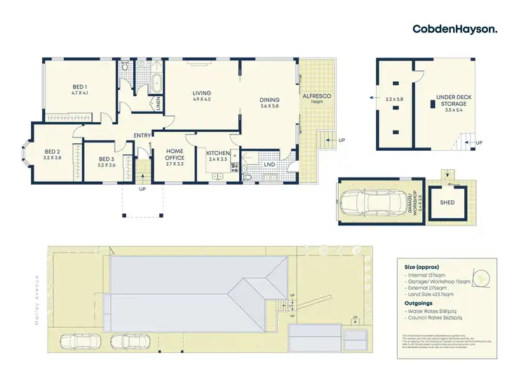 Floorplan of Homely house listing, 22 Malley Avenue, Earlwood NSW 2206