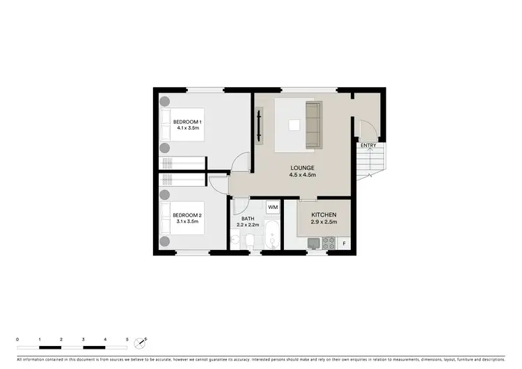 Floorplan of Homely unit listing, 8/44 - 46 Hiller Street, Devonport TAS 7310
