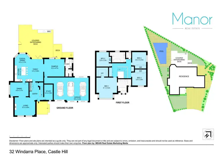 Floorplan of Homely house listing, 32 Windarra Place, Castle Hill NSW 2154