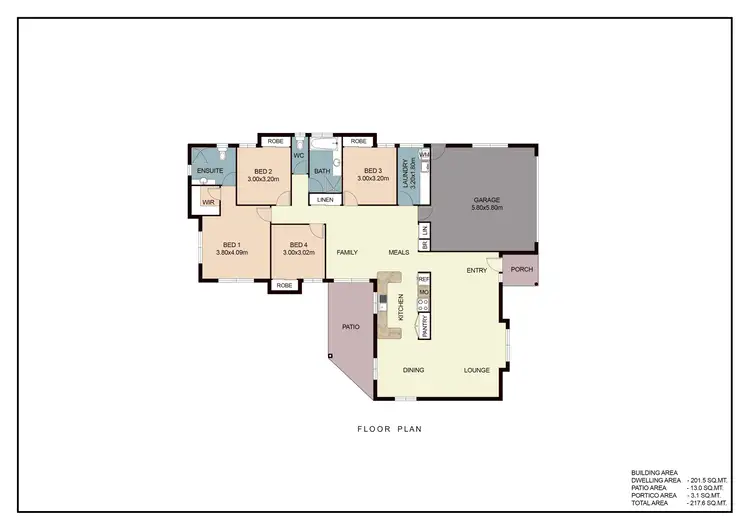 Floorplan of Homely house listing, 3 Windermere Way, Sippy Downs QLD 4556