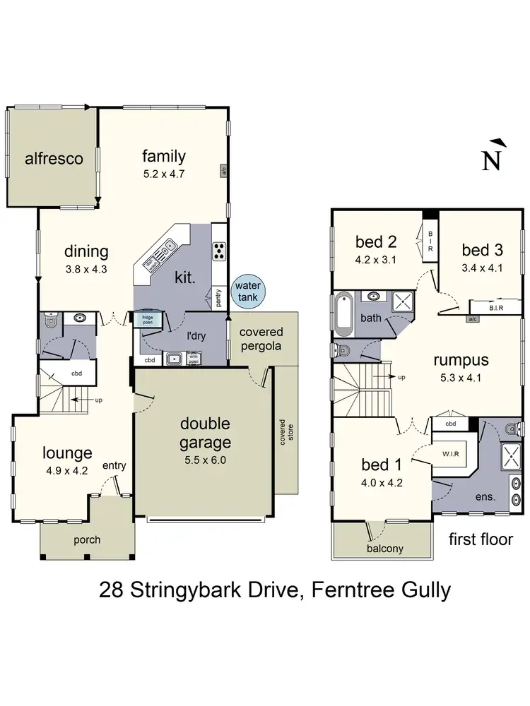 Floorplan of Homely house listing, 28 Stringybark Drive, Ferntree Gully VIC 3156