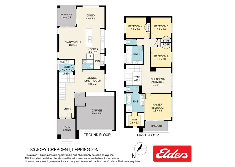 Floorplan of Homely house listing, 30 Joey Crescent, Leppington NSW 2179