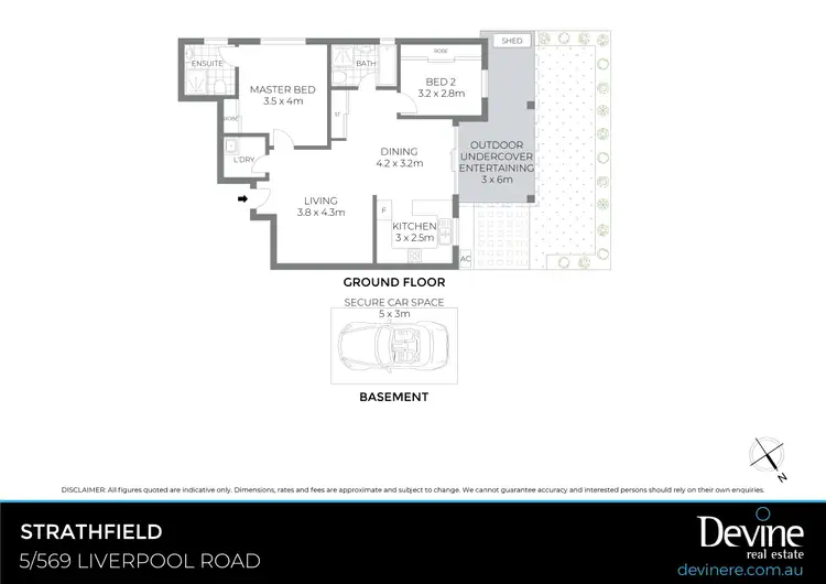 Floorplan of Homely apartment listing, 5/569 Liverpool Road, Strathfield NSW 2135