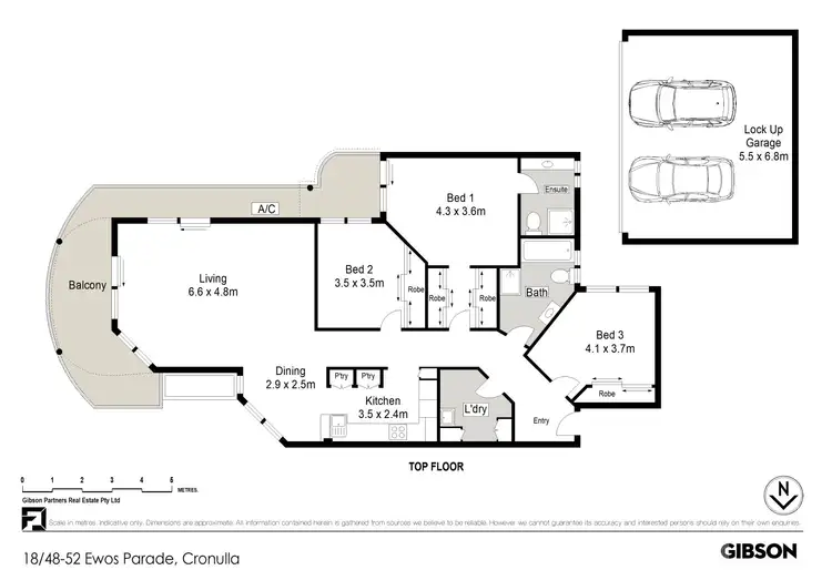 Floorplan of Homely apartment listing, 18/48-52 Ewos Parade, Cronulla NSW 2230