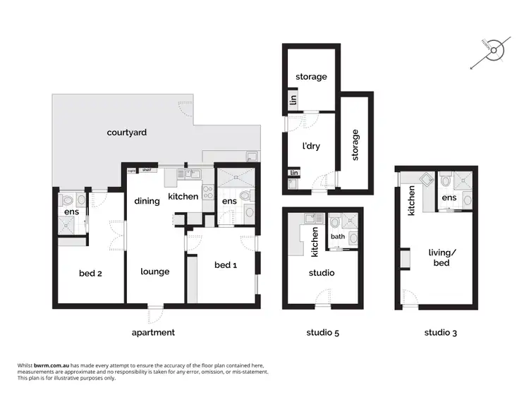 Floorplan of Homely apartment listing, 42/47 McMillan Crescent, Griffith ACT 2603