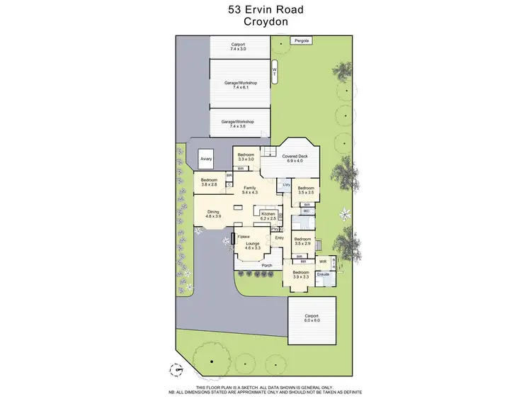 Floorplan of Homely house listing, 53 Ervin Road, Croydon VIC 3136