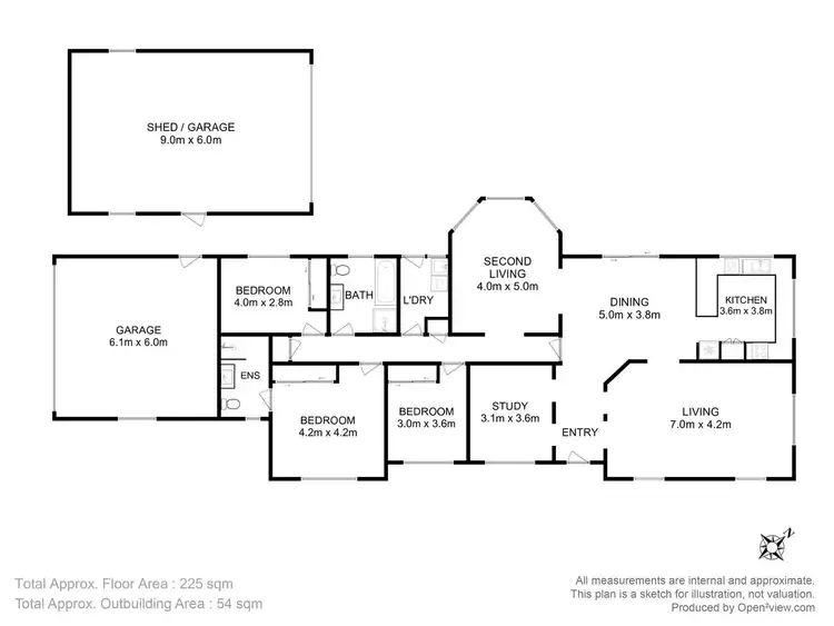 Floorplan of Homely house listing, 424 Lymington Road, Lymington TAS 7109