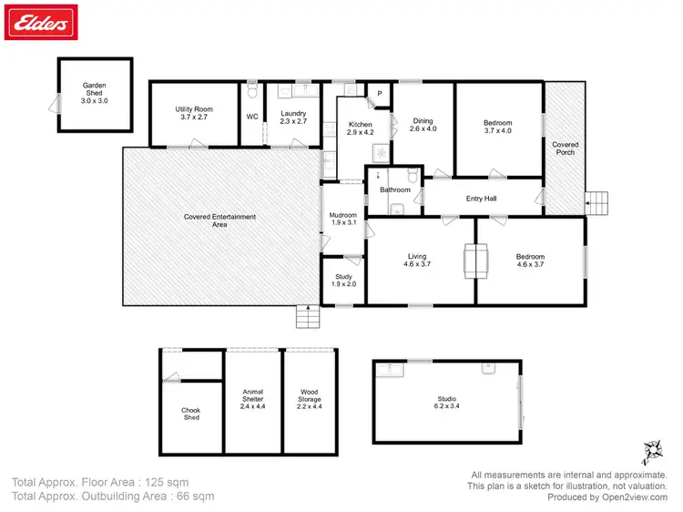 Floorplan of Homely house listing, 7382 Channel Highway, Cygnet TAS 7112