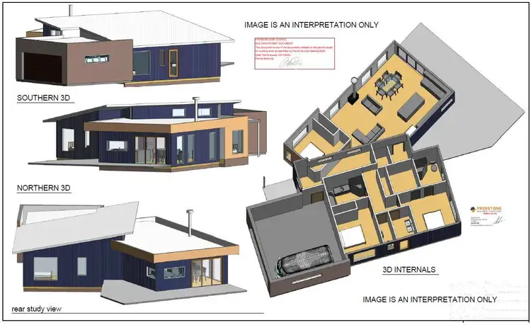 Floorplan of Homely land listing, 23 Kingsgate, Huntingfield TAS 7055