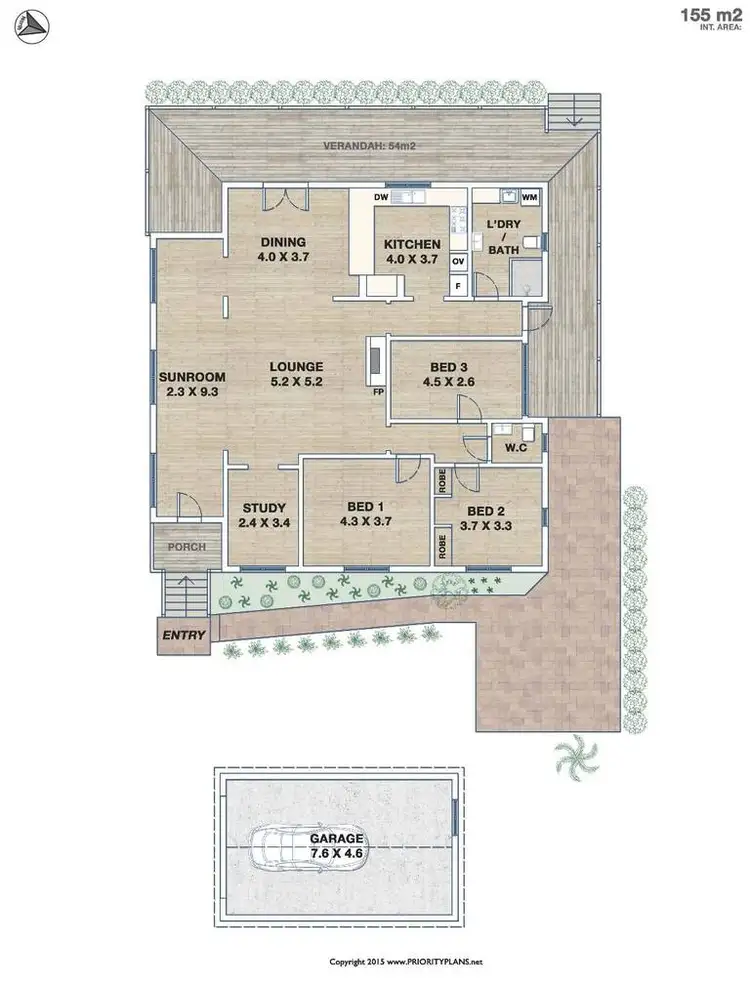 Floorplan of Homely house listing, 3 Keith Street, Bangalow NSW 2479
