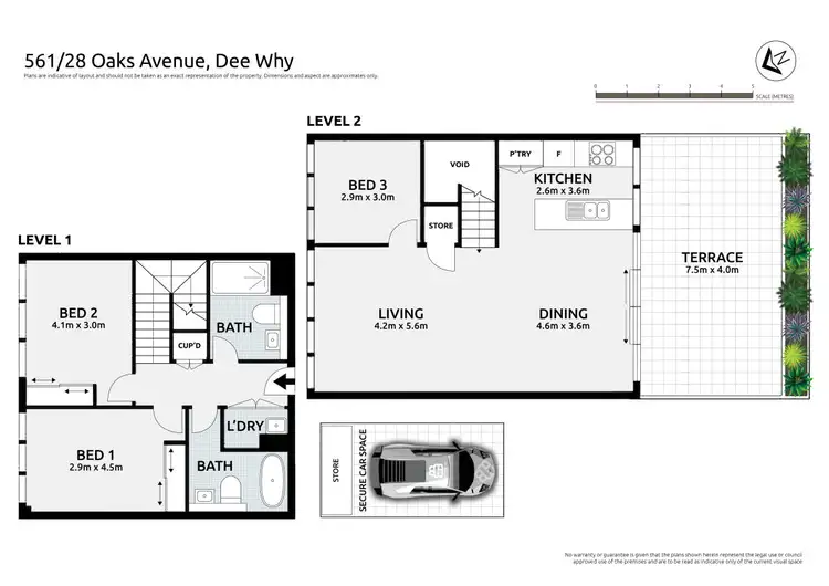 Floorplan of Homely apartment listing, 561/28 Oaks Avenue, Dee Why NSW 2099