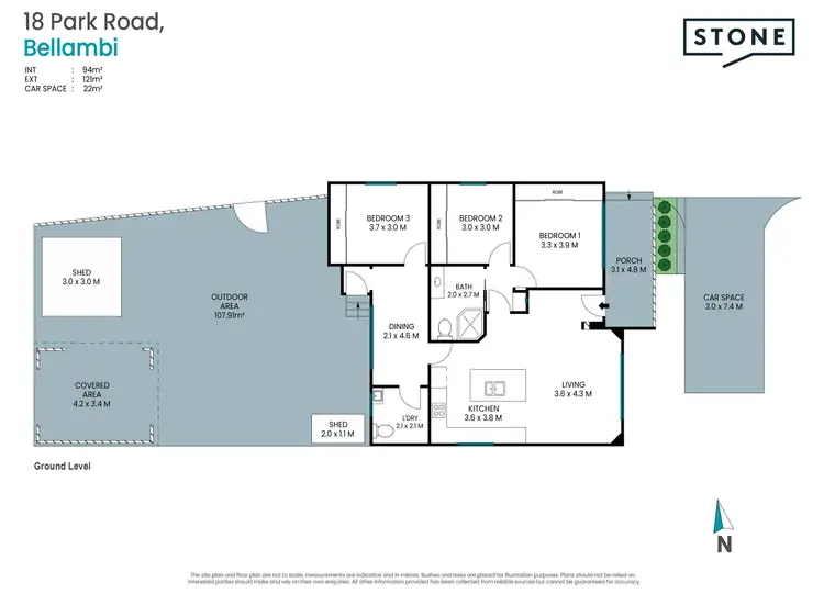 Floorplan of Homely house listing, 18 Park Road, Bellambi NSW 2518
