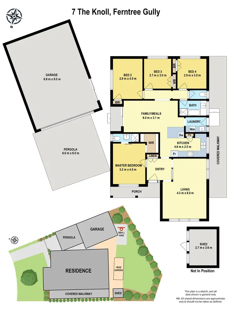 Floorplan of Homely house listing, 7 The Knoll, Ferntree Gully VIC 3156