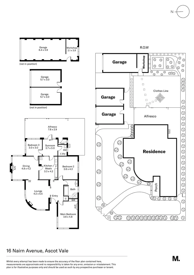 Floorplan of Homely house listing, 16 Nairn Avenue, Ascot Vale VIC 3032