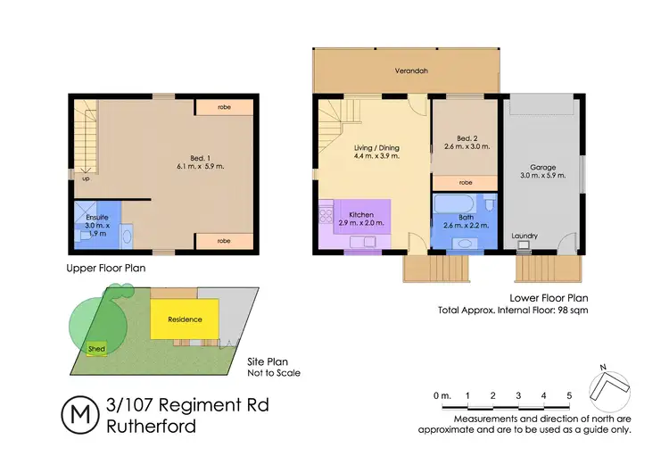 Floorplan of Homely semi-detached listing, 3/107 Regiment Road, Rutherford NSW 2320