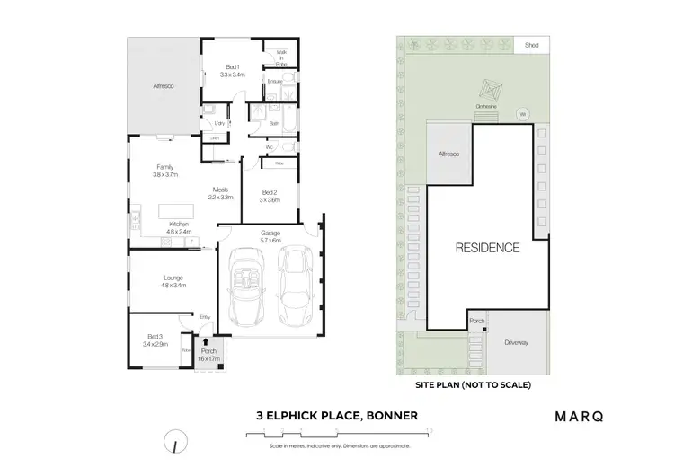Floorplan of Homely house listing, 3 Elphick Place, Bonner ACT 2914