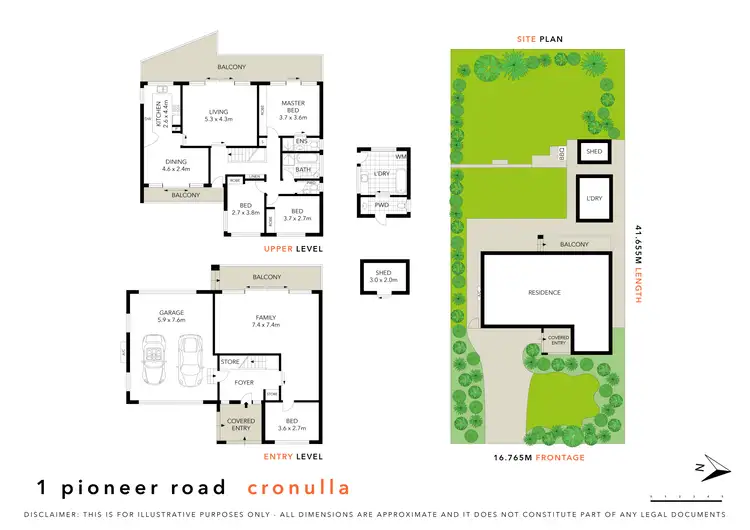 Floorplan of Homely house listing, 1 Pioneer Road, Cronulla NSW 2230