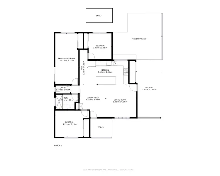 Floorplan of Homely house listing, 14 Fife Close, Mount Sheridan QLD 4868