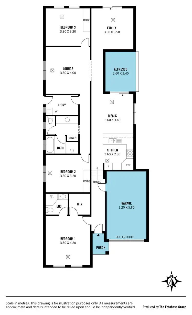 Floorplan of Homely house listing, 3 Edmonds Road, Seaford Heights SA 5169
