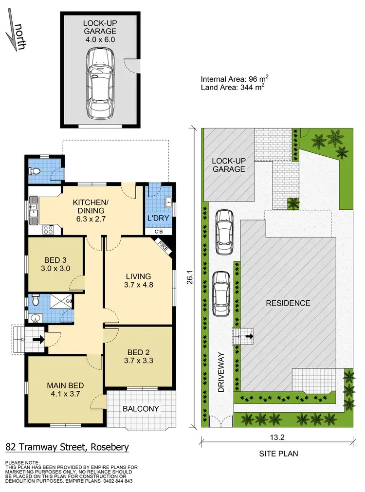 Floorplan of Homely house listing, 82 Tramway Street, Rosebery NSW 2018