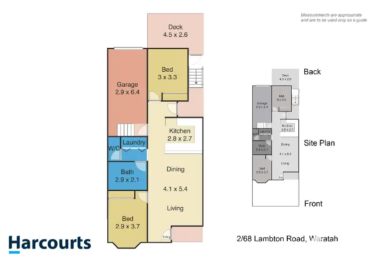 Floorplan of Homely villa listing, 2/68 Lambton Road, Waratah NSW 2298