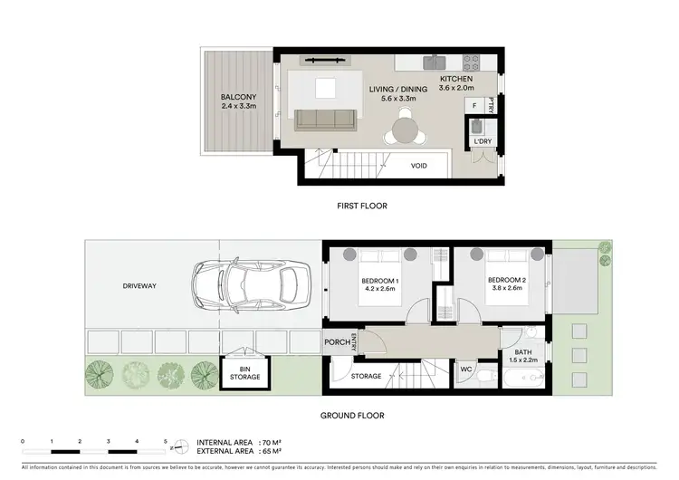 Floorplan of Homely townhouse listing, 21/54 Percy Street, Newtown VIC 3220