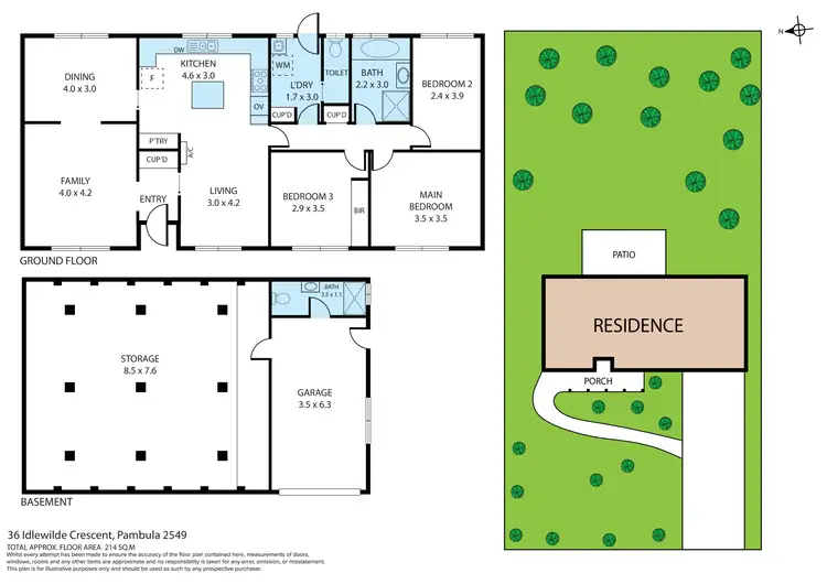 Floorplan of Homely house listing, 36 Idlewilde Crescent, Pambula NSW 2549