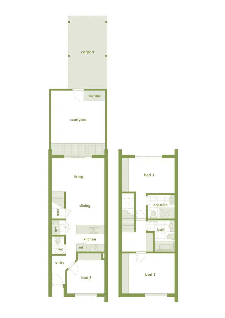 Floorplan of Homely townhouse listing, 71/161 Mortimer Lewis Drive, Greenway ACT 2900