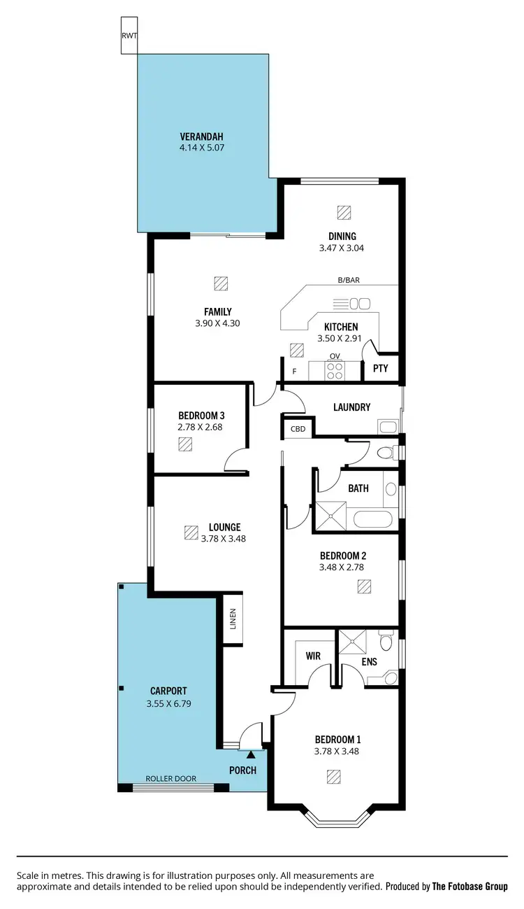 Floorplan of Homely house listing, 25 Alderman Avenue, Seacombe Gardens SA 5047