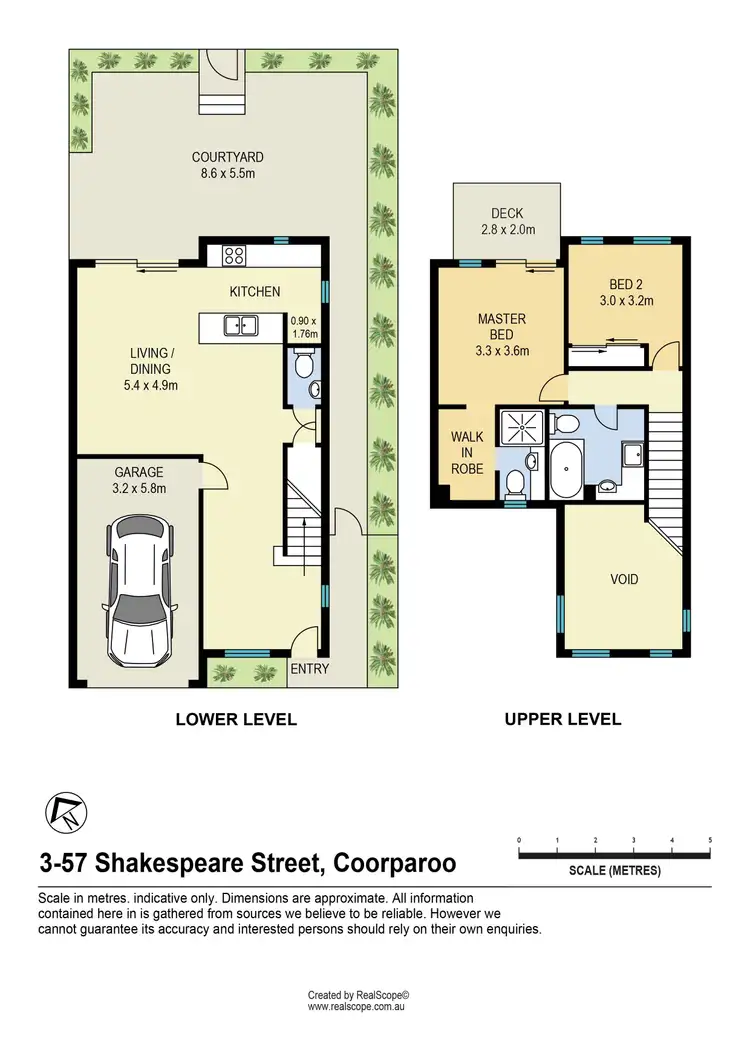 Floorplan of Homely townhouse listing, 3/57 Shakespeare Street, Coorparoo QLD 4151