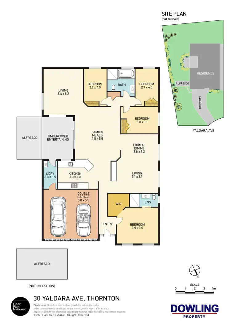 Floorplan of Homely house listing, 30 Yaldara Avenue, Thornton NSW 2322