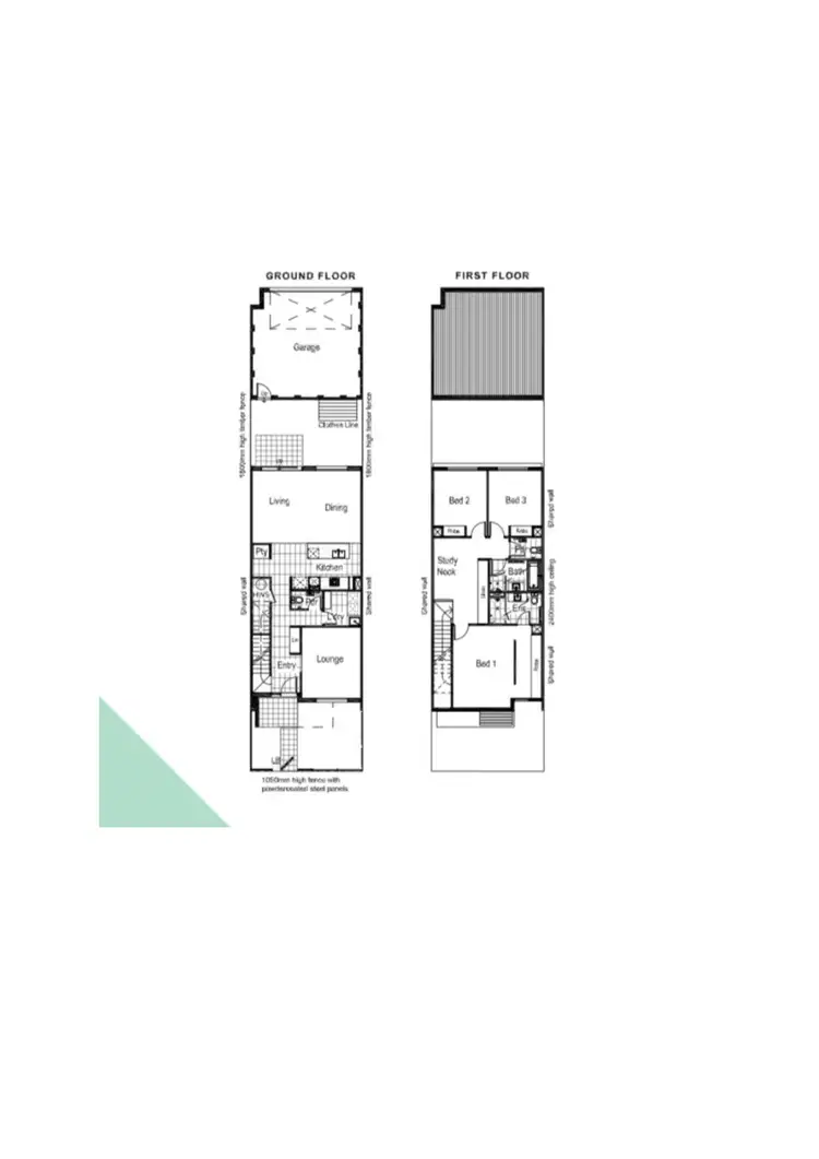 Floorplan of Homely townhouse listing, 41 Wireless Drive, Aintree VIC 3336