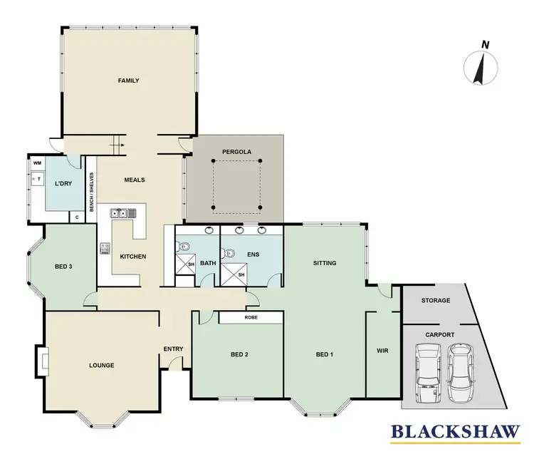 Floorplan of Homely house listing, 18 Hann Street, Griffith ACT 2603