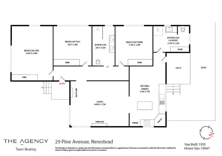 Floorplan of Homely house listing, 29 Pine Avenue, Newstead TAS 7250