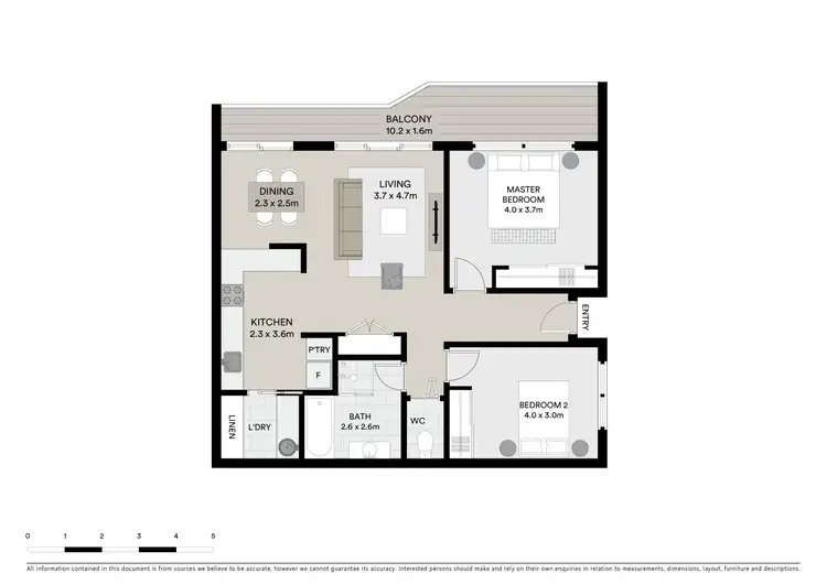 Floorplan of Homely unit listing, 4/15 Auld Street, Terrigal NSW 2260