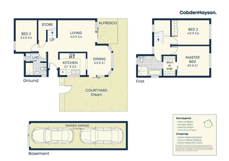 Floorplan of Homely house listing, 3/68-74 Cecily Street, Lilyfield NSW 2040