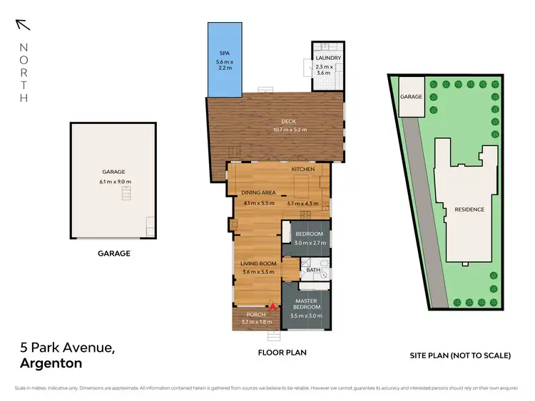 Floorplan of Homely house listing, 5 Park Avenue, Argenton NSW 2284