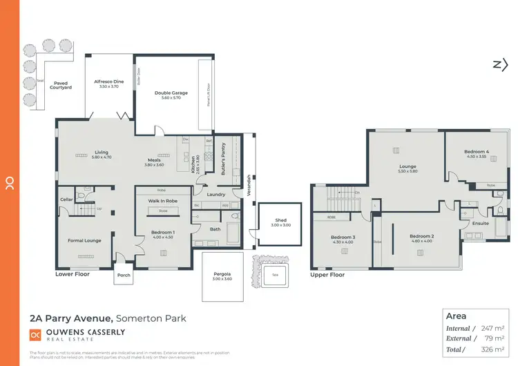Floorplan of Homely house listing, 2A Parry Avenue, Somerton Park SA 5044