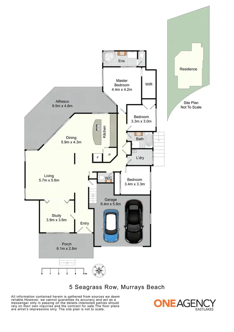 Floorplan of Homely house listing, 5 Seagrass Row, Murrays Beach NSW 2281