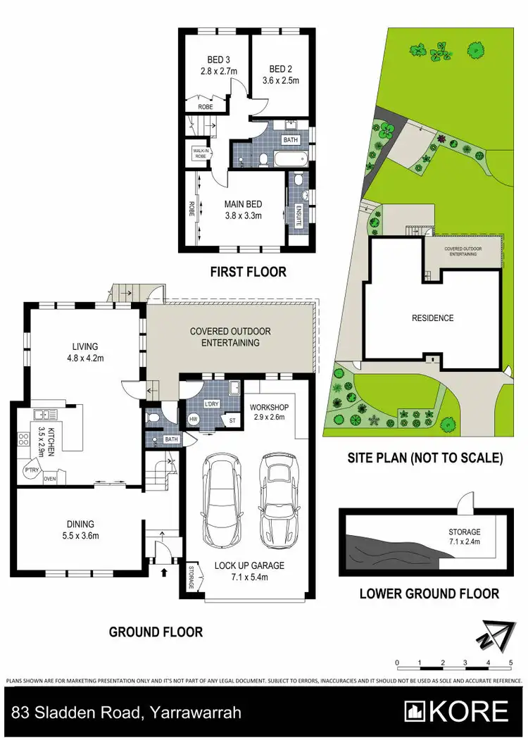 Floorplan of Homely house listing, 83 Sladden Road, Yarrawarrah NSW 2233