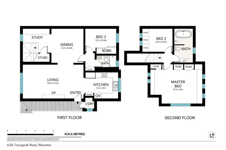 Floorplan of Homely apartment listing, 6/26 Toongarah Road, Waverton NSW 2060