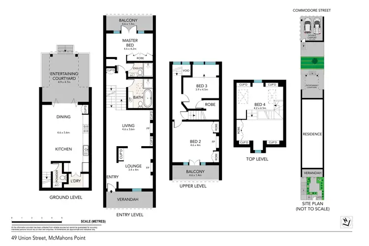 Floorplan of Homely terrace listing, 49 Union Street, Mcmahons Point NSW 2060