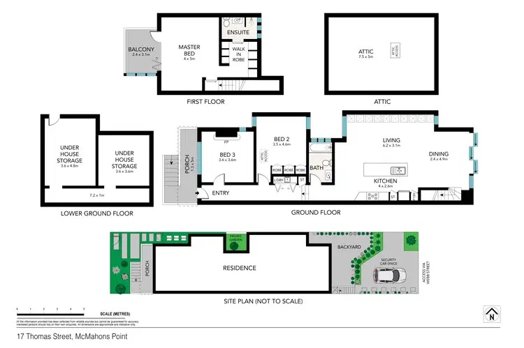 Floorplan of Homely house listing, 17 Thomas Street, Mcmahons Point NSW 2060